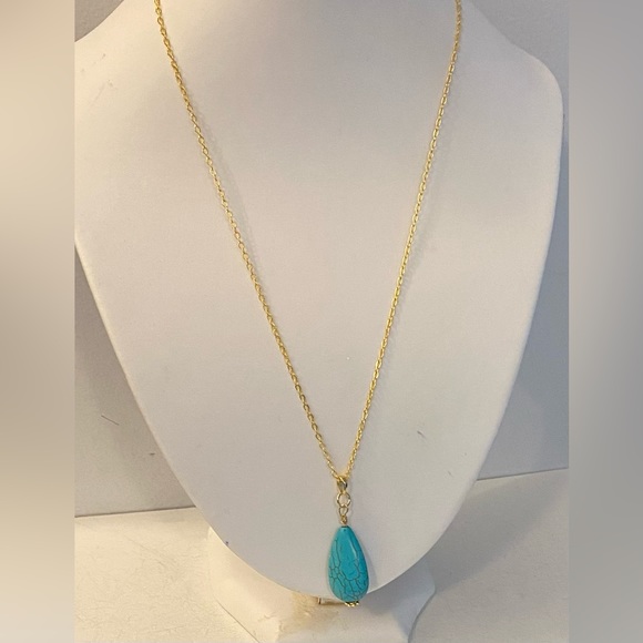 New Genuine Turquoise gemstone necklace - Picture 4 of 5